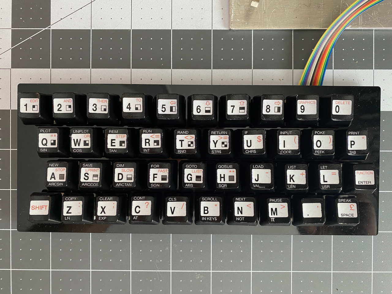 ZX81/TIMEX-SINCLAIR 1000 Custom Mechanical Keyboard Prototype - Part 1